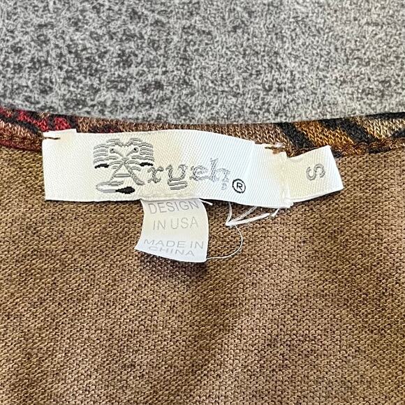 Y2k Aryeh Paisley Flared Mini Dress - Picture 5 of 8